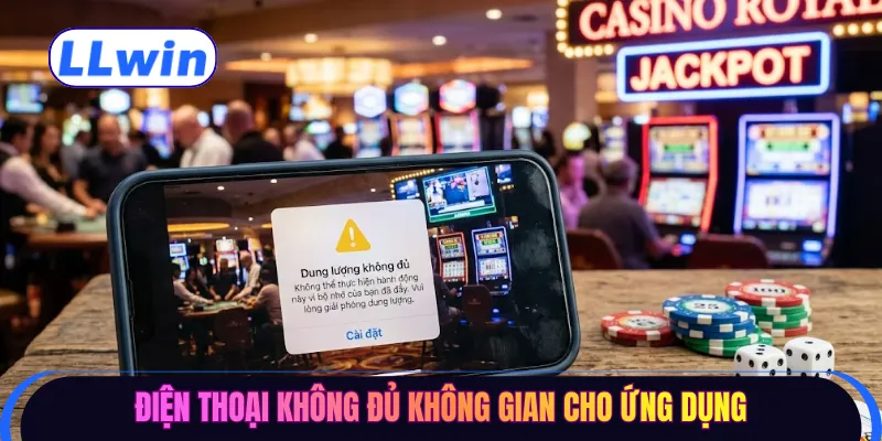 Điện thoại không đủ không gian cho ứng dụng